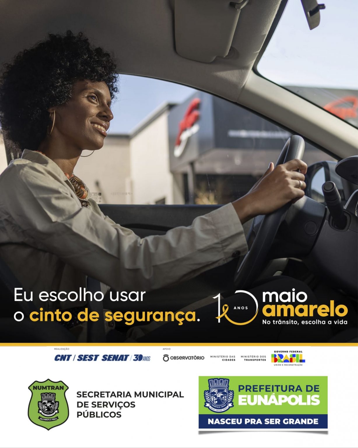 Eunápolis inicia campanha Maio Amarelo com atividades voltadas à segurança no trânsito Eunápolis inicia campanha Maio Amarelo com atividades voltadas à segurança no trânsito 4