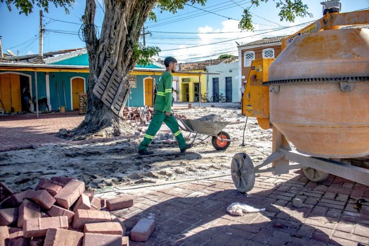 Mais uma etapa das obras da Passarela da Cultura está em execução 16