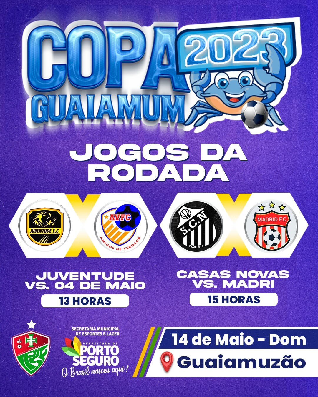 DOMINGO DE MUITO FUTEBOL NA TERRA MÃE DO BRASIL 20