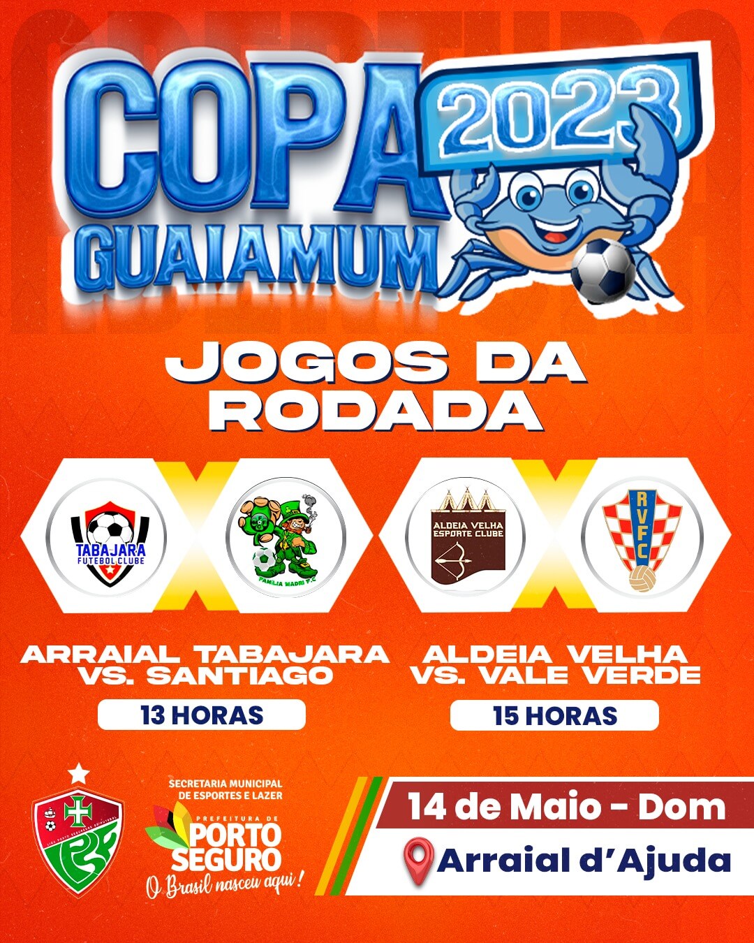 DOMINGO DE MUITO FUTEBOL NA TERRA MÃE DO BRASIL 23