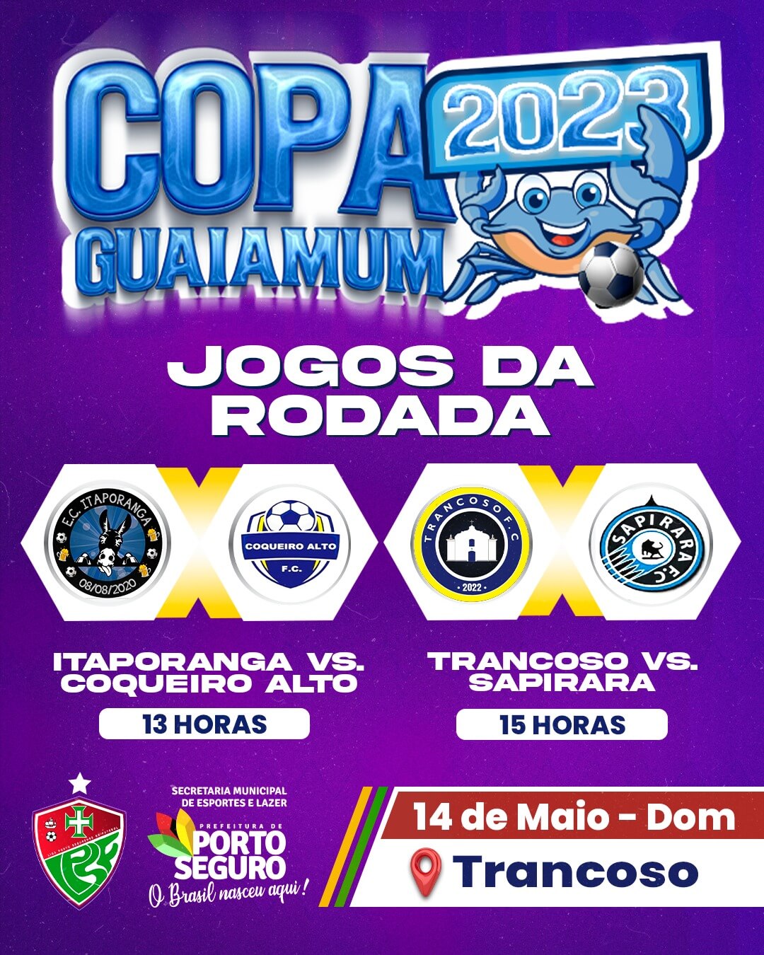 DOMINGO DE MUITO FUTEBOL NA TERRA MÃE DO BRASIL 24