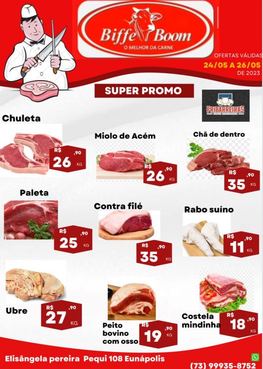 Eunápolis : Confira as ofertas da Semana – Açougue Biffe Boom – Ofertas Válidas 24/05 a 26/05/23 4