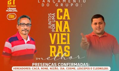 Bloco parlamentar liderado pelo presidente da câmara Cacá Guimarães, anuncia novo grupo político em Canavieiras. 26