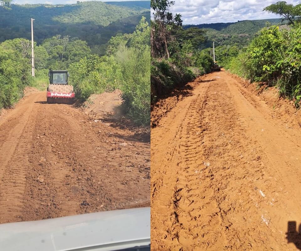 Manutenção nas estradas vicinais segue por diversos pontos do município 36