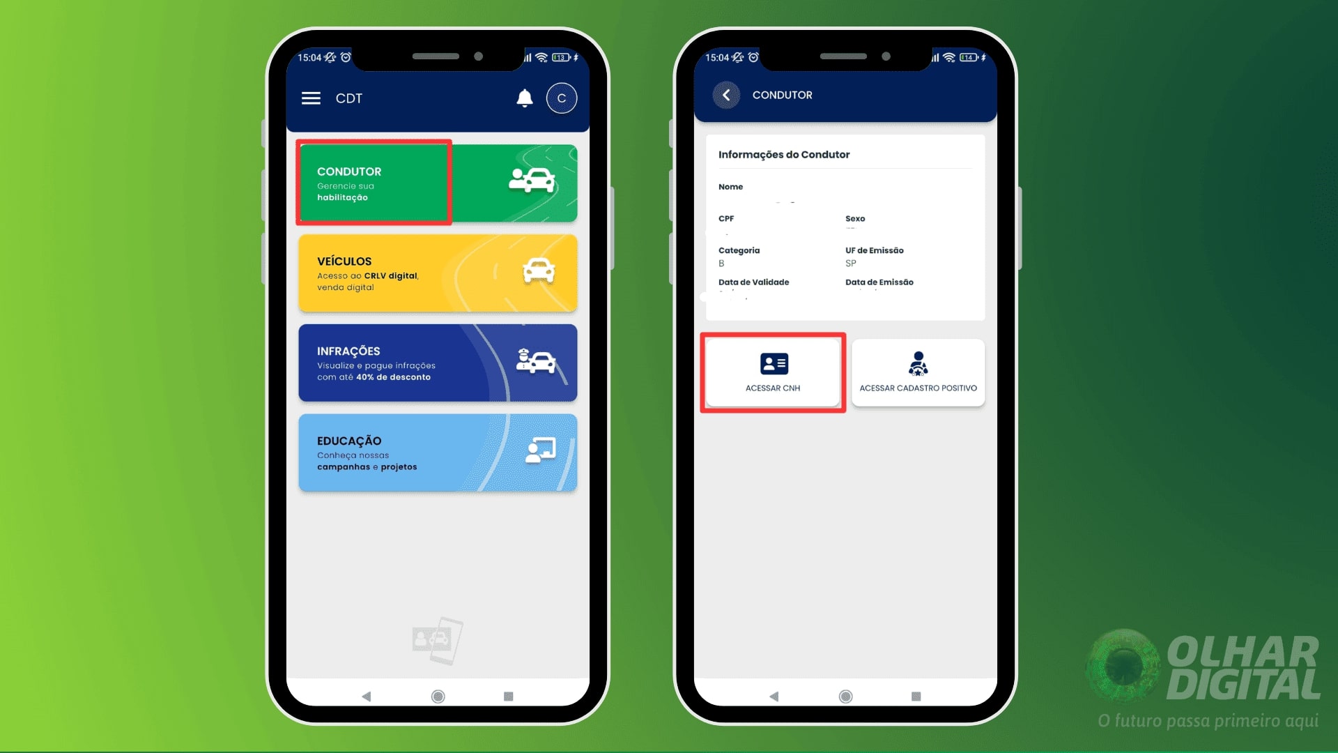 Como baixar CNH digital no celular 7