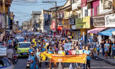 Maio Laranja: autoridades e estudantes participam de passeata no bairro Baianão 14