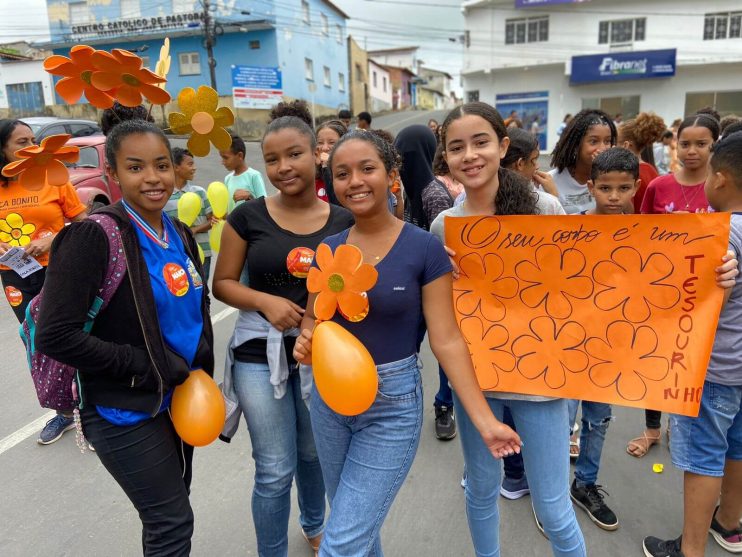 Itagimirim: campanha Maio Laranja chega ao fim com grande mobilização nas principais ruas do centro da cidade 9