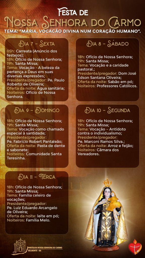 Festa de Nossa Senhora do Carmo de 7 a 16 de julho em Belmonte 6
