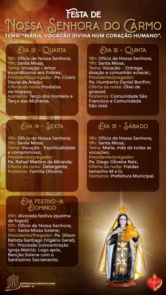 Festa de Nossa Senhora do Carmo de 7 a 16 de julho em Belmonte 7