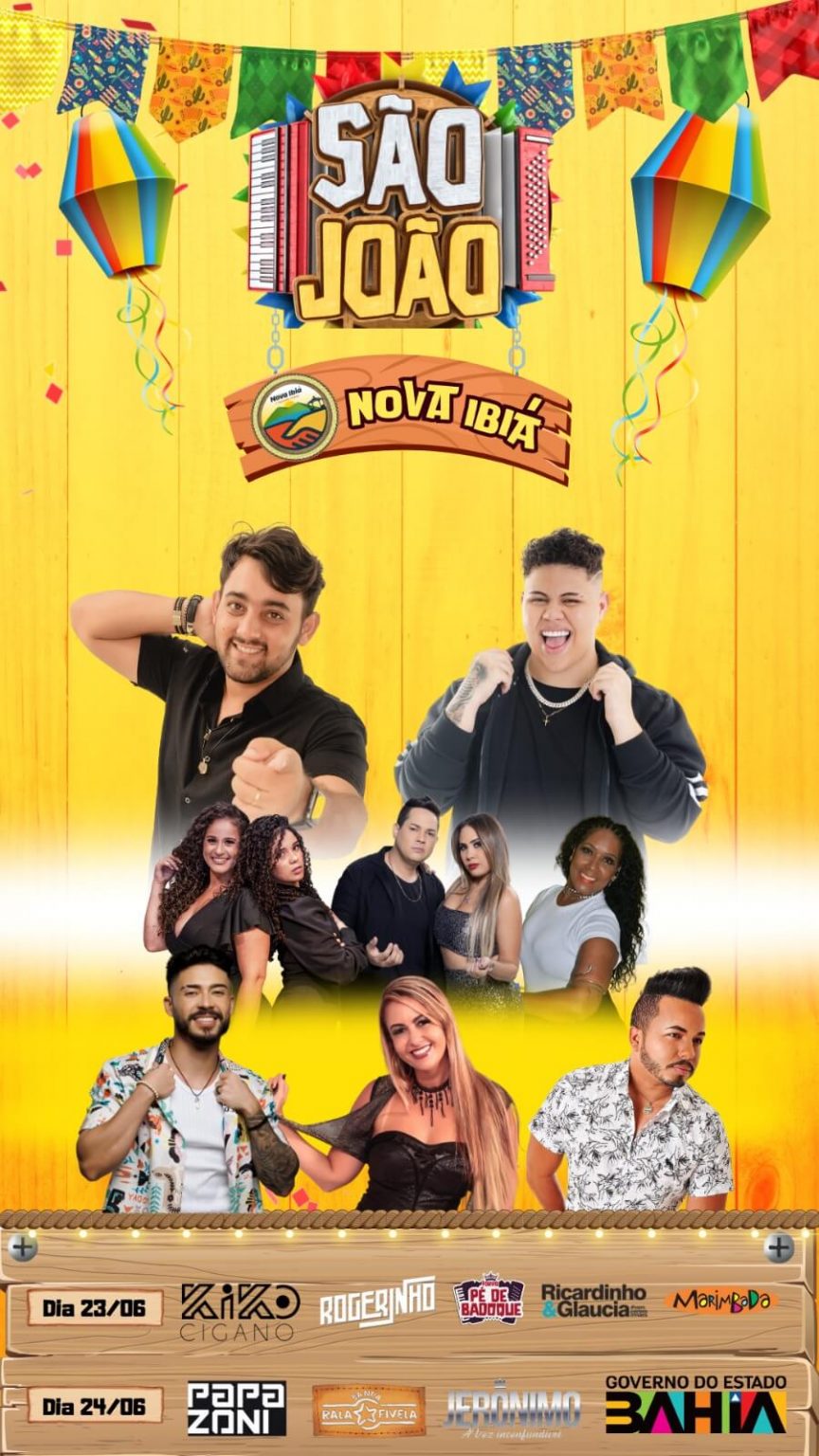 Confira a Programação Oficial do São João de Nova Ibiá 2023 Confira a Programação Oficial do São João de Nova Ibiá 2023 7