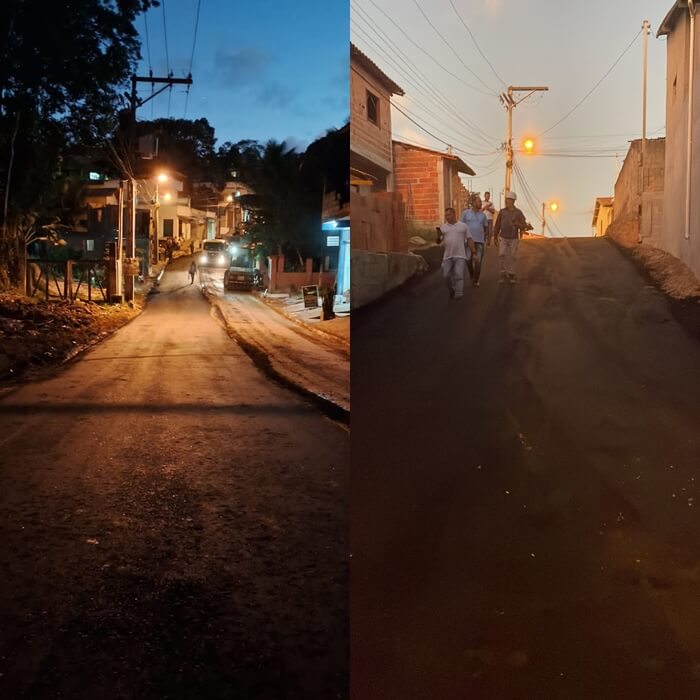 Ladeira do Guanabara está sendo asfaltada 8