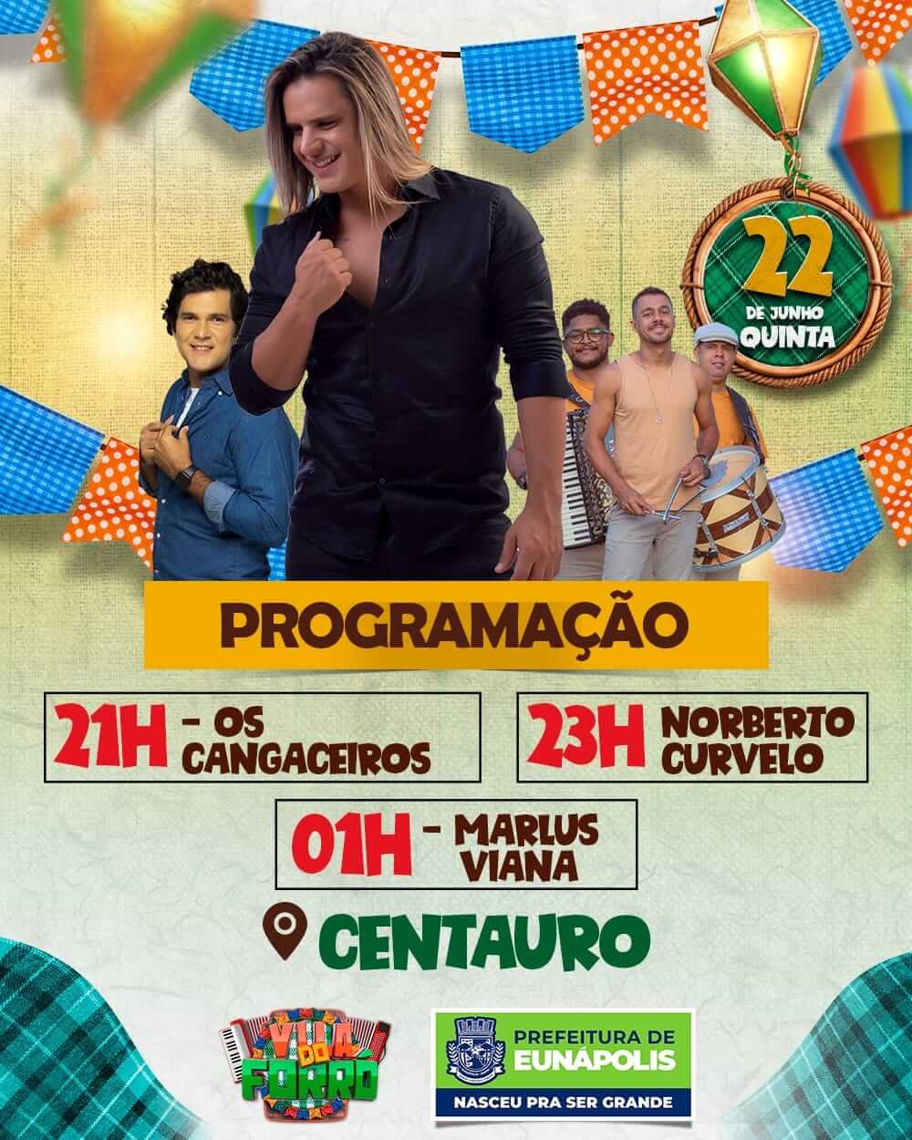 Vila do Forró 2023 estreia no bairro Pequi com cantor Marlus Viana nesta quinta-feira 6