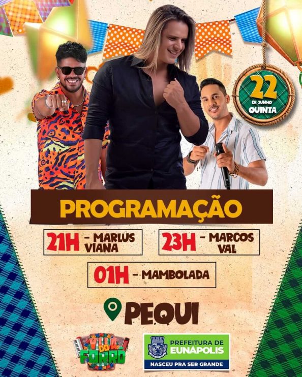 Vila do Forró 2023 estreia no bairro Pequi com cantor Marlus Viana nesta quinta-feira 4