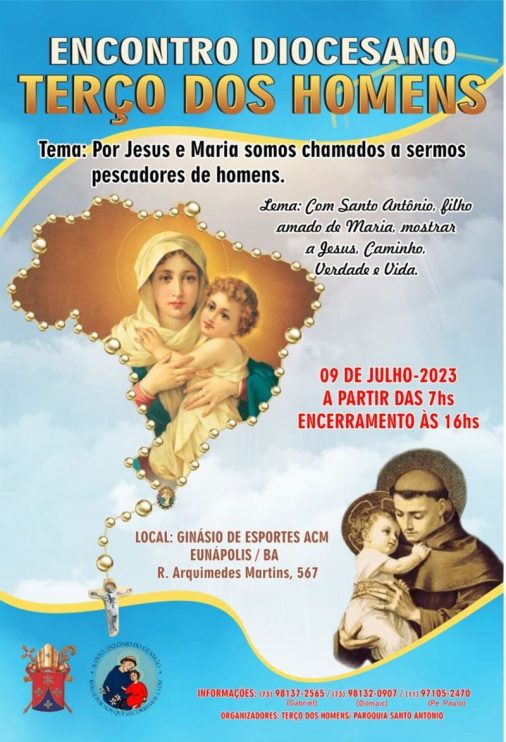 Encontro "Terço dos Homens" será em 9 de julho em Eunápolis 5