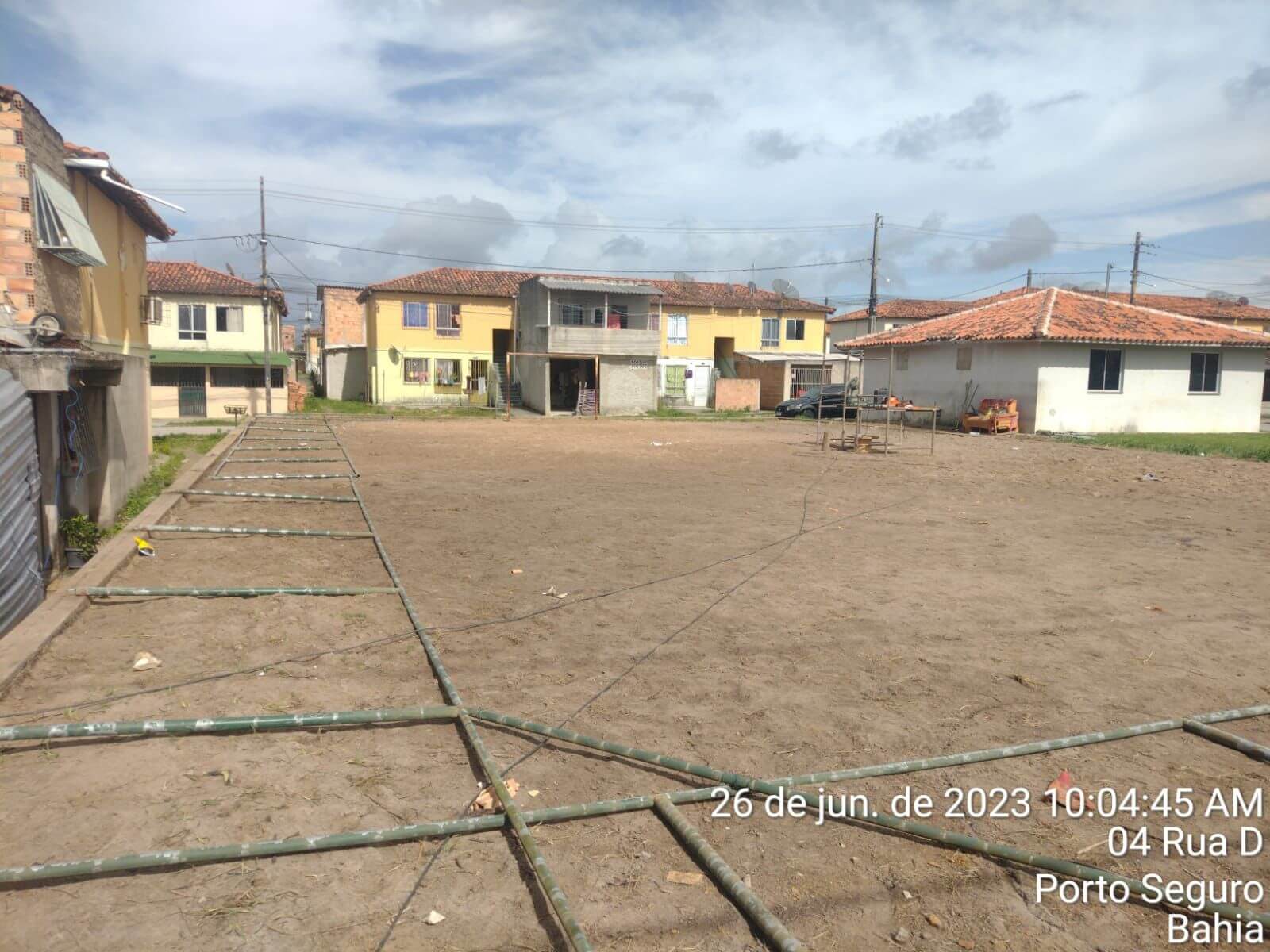 Prefeitura reforma quadras nas comunidades do Belo Campo e Vista Alegre 5