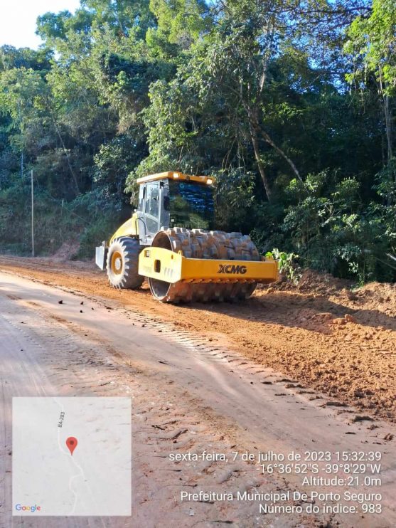 PROBLEMA RESOLVIDO - Trecho da Matinha, na estrada que liga Trancoso a Itaporanga, recebe ação completa de infraestrutura 13