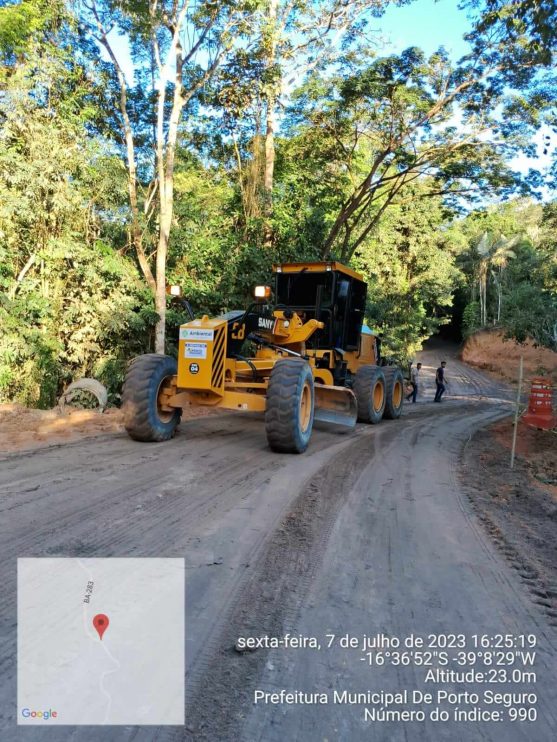 PROBLEMA RESOLVIDO - Trecho da Matinha, na estrada que liga Trancoso a Itaporanga, recebe ação completa de infraestrutura 9