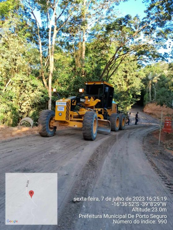 PROBLEMA RESOLVIDO - Trecho da Matinha, na estrada que liga Trancoso a Itaporanga, recebe ação completa de infraestrutura 11