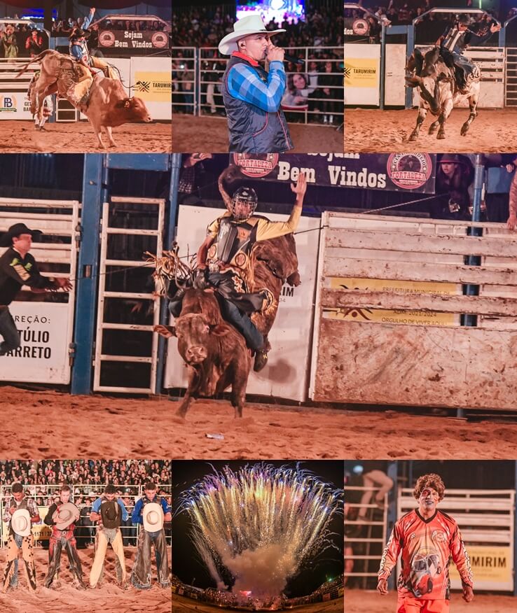 Léo Magalhães leva público ao delírio na abertura da 32ª Festa do Peão Boiadeiro de Tarumirim 47