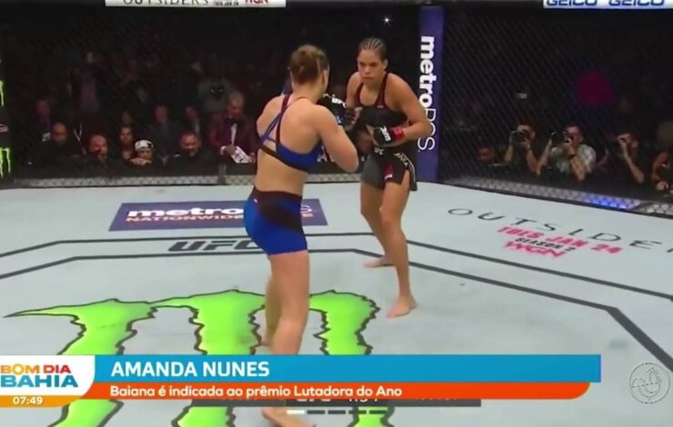 Amanda Nunes é indicada a Lutadora do Ano no Oscar do MMA 13