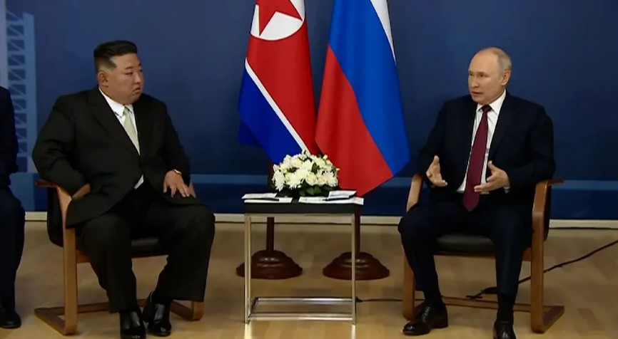 “Estarei sempre ao lado da Rússia”, diz Kim Jong-un em conversa com Putin 1