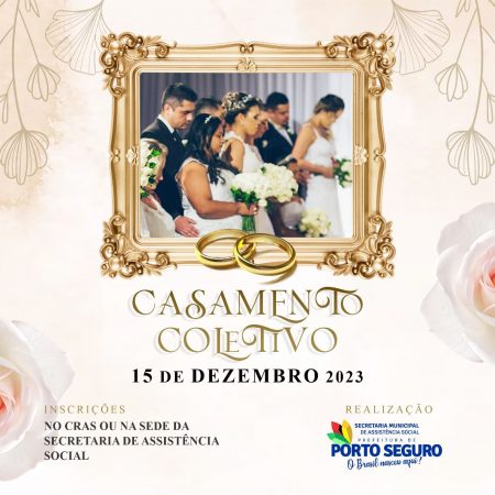 Prefeitura de Porto Seguro promoverá Casamento Coletivo 9