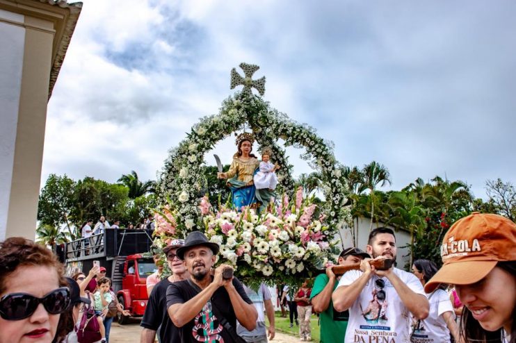 MULTIDÃO CELEBRA FESTA DA PADROEIRA NOSSA SENHORA DA PENA EM PORTO SEGURO 20