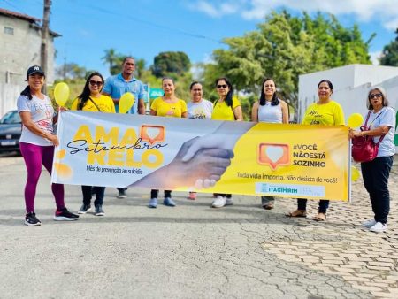 Prefeitura de Itagimirim realiza abertura da campanha Setembro Amarelo com ação informativa no trânsito 30