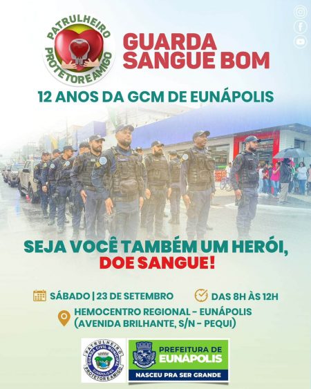 Prefeitura de Eunápolis promove ações de solidariedade e saúde neste sábado 13