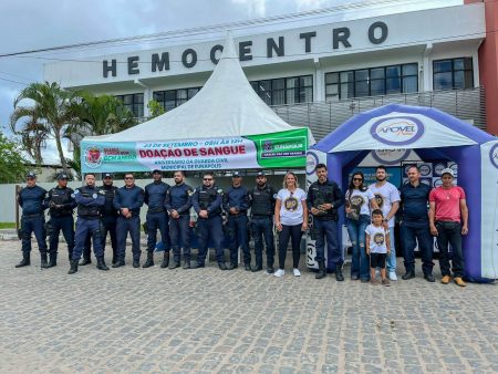 Ato de solidariedade: Guarda Civil Municipal celebra 12 anos com campanha de doação de sangue 12