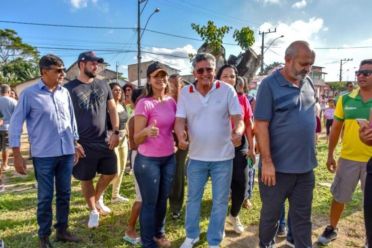 Inauguração de ruas pavimentadas marca o domingo em Pindorama 19