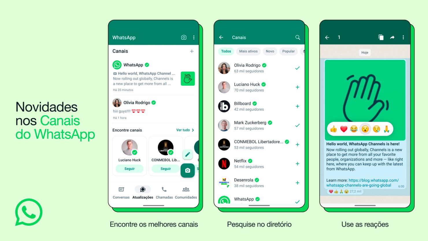 Canais do WhatsApp chegam ao Brasil sem limite de membros e com novos recursos 13