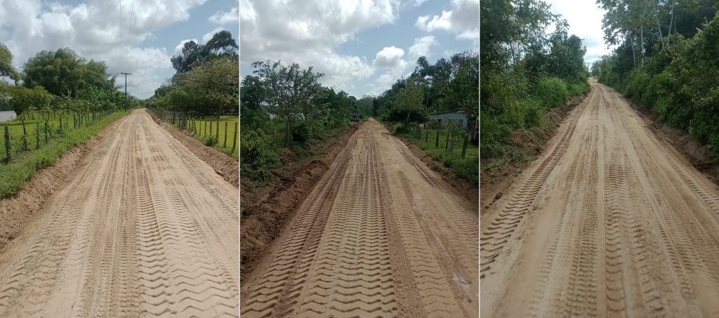 Estradas Barrolândia x Boca do Córrego x Brejinhos foram finalizada 5
