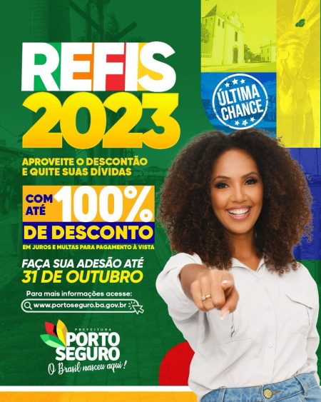 Prazo para adesão ao Refis em Porto Seguro é prorrogado para final de outubro 4