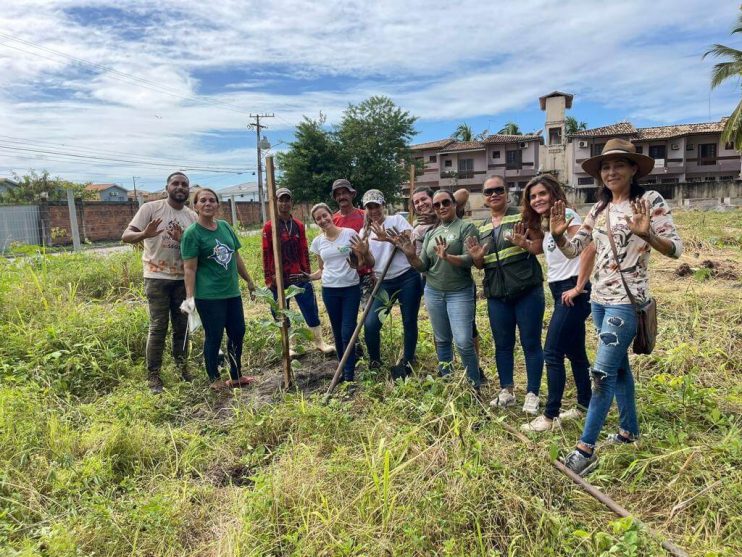 PORTO SEGURO VERDE: PROJETO ALCANÇA PLANTIO DE 240 MUDAS DE ÁRVORES NATIVAS 12
