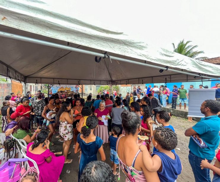 Paulo Dapé prestigia evento social em prol das crianças do Juca Rosa 10