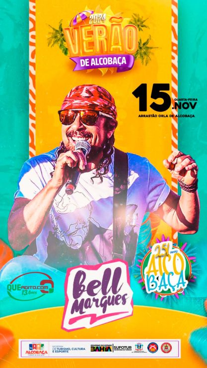 Prefeitura de Alcobaça anuncia Bell Marques na abertura do Verão 2024 Prefeitura de Alcobaça anuncia Bell Marques na abertura do Verão 2024 4