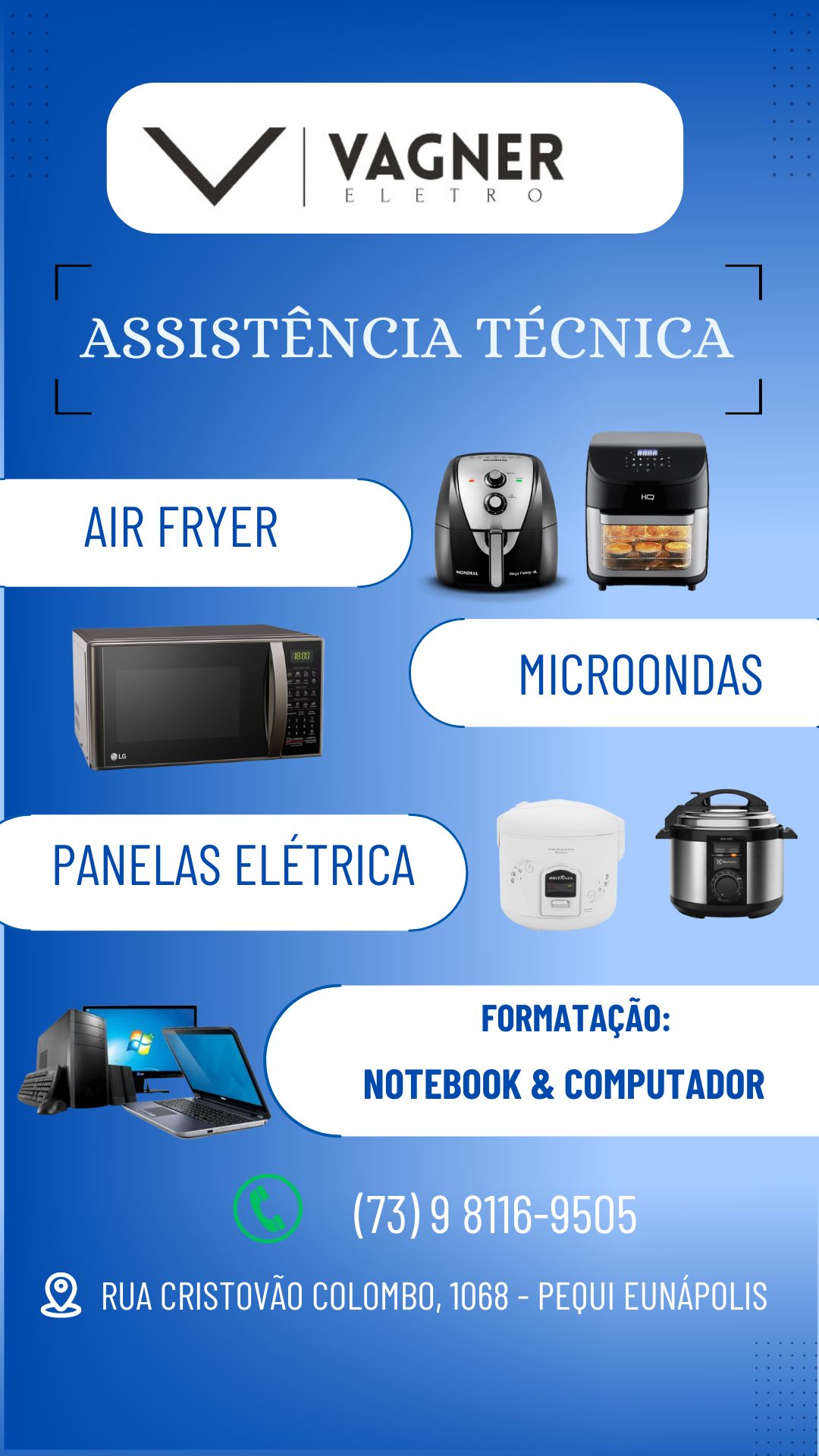 Vagner Eletro: Conserto de AirFryer, Micro-ondas e Muito Mais com Qualidade e Garantia 4