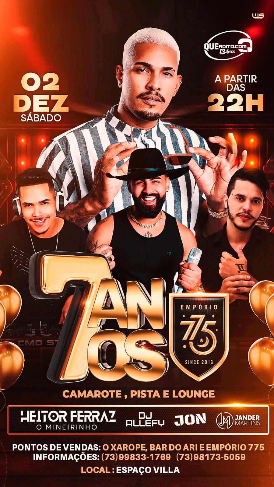 07 ANOS EMPÓRIO 775 - EUNÁPOLIS-BA 4