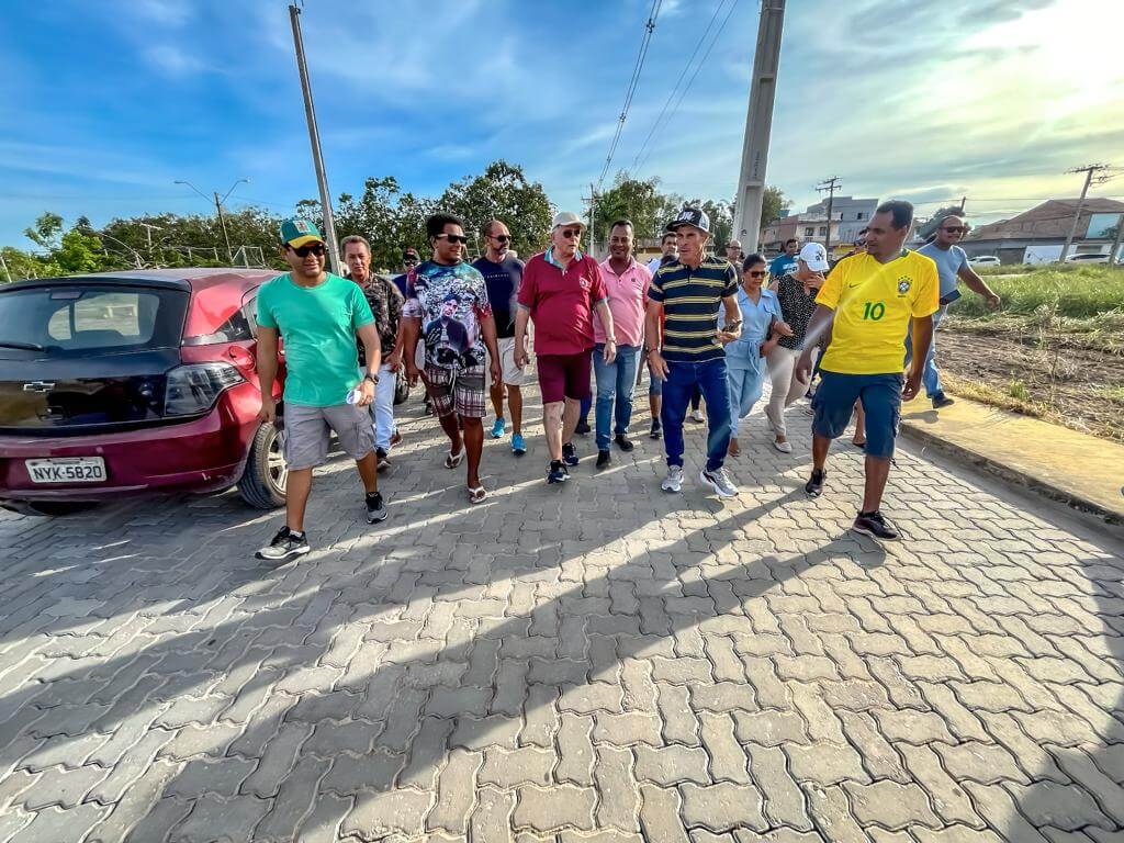 Prefeito Jânio Natal vistoria obras, em sábado de muito trabalho! 5