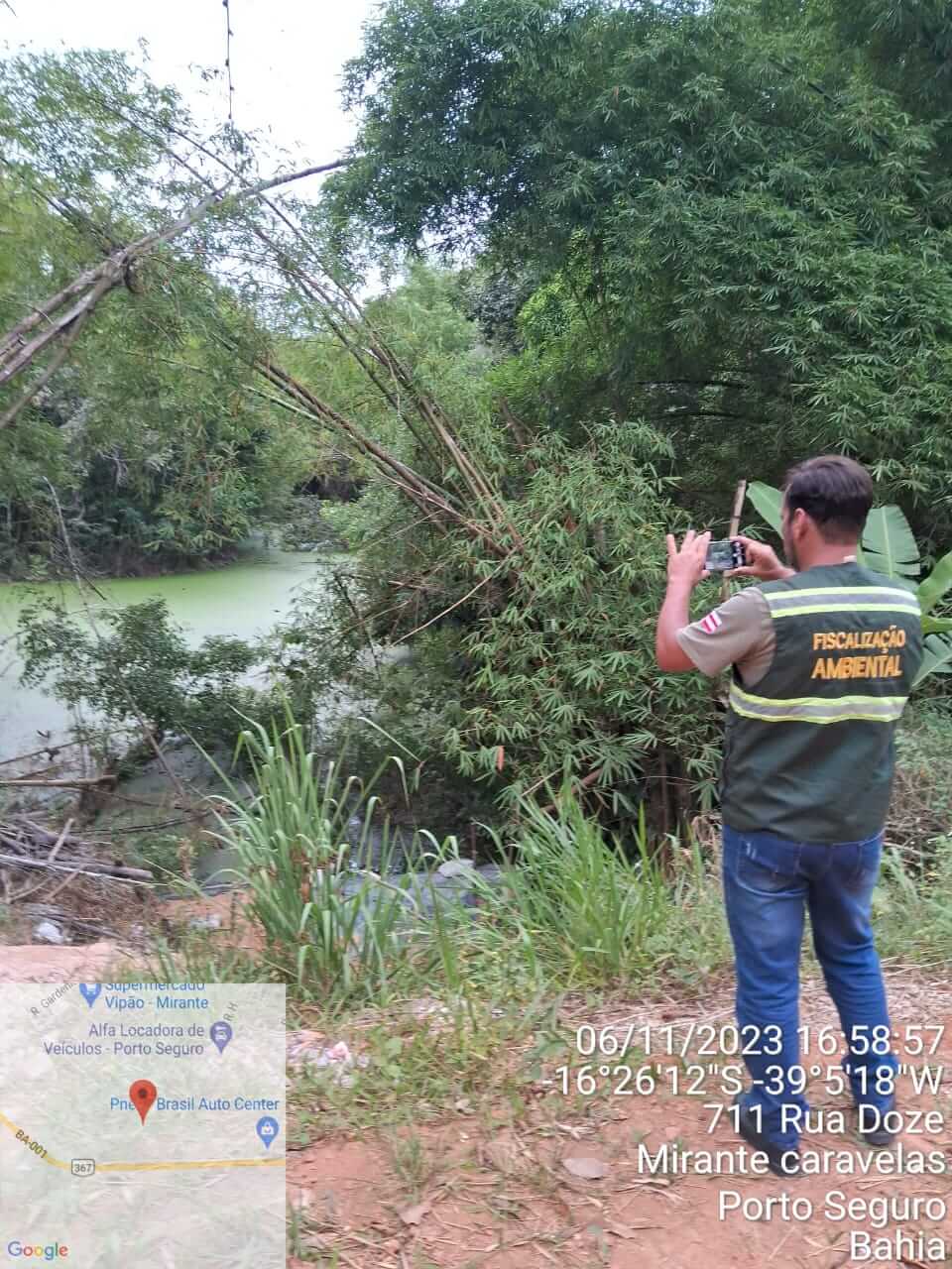 SEMAC FISCALIZA ATERRO IRREGULAR COMO CAUSA DE MORTES DE PEIXES 6