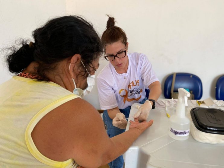 Mutirão "Mais Saúde nos Bairros" atrai centenas de moradores do Residencial Arnaldão 17