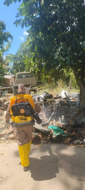 Porto Seguro promove combate a dengue no bairro Parque Ecológico 11