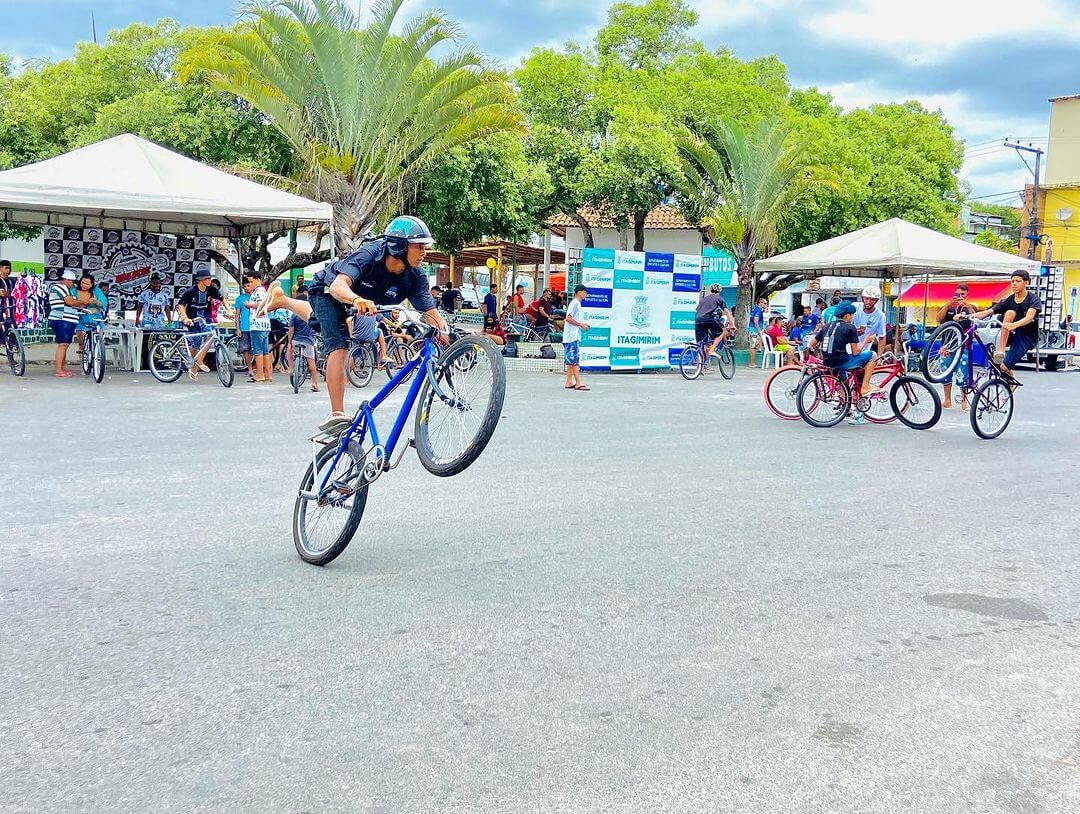 1º Grau de Bike reúne dezenas de praticantes da modalidade em Itagimirim 