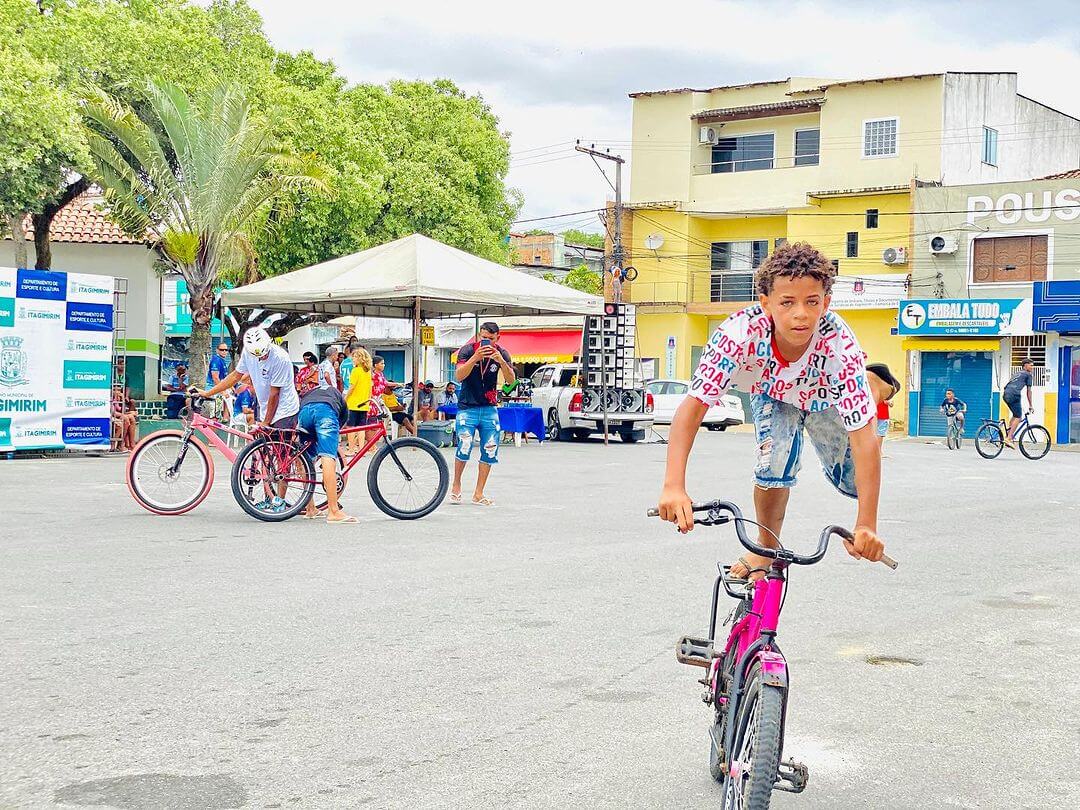 1º Grau de Bike reúne dezenas de praticantes da modalidade em