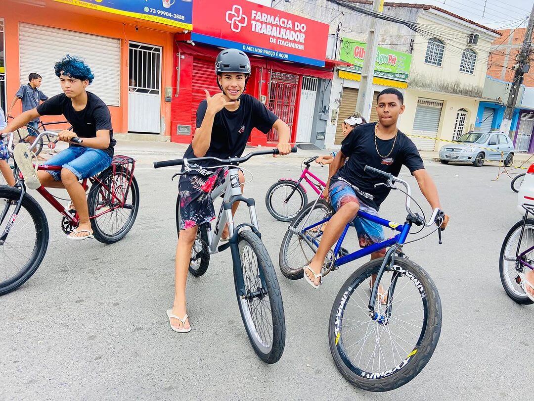 1º Grau de Bike reúne dezenas de praticantes da modalidade em Itagimirim 