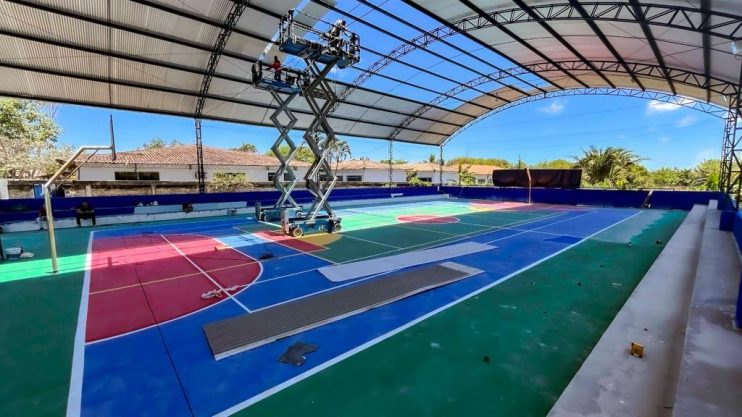 Reforma de quadras esportivas beneficia comunidades do Vila Jardim e Pindorama 16