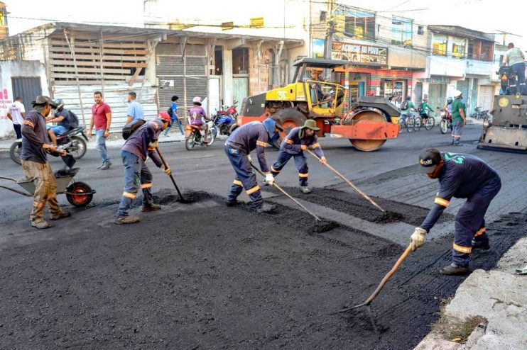 Importante via de ligação entre Baianão e Paraguai, Rua da Paz recebe pavimentação asfáltica de qualidade 10