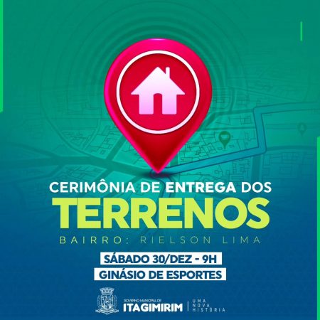 Prefeitura de Itagimirim realiza neste sábado (30) a primeira etapa da distribuição de terrenos do novo bairro Rielson Lima 7