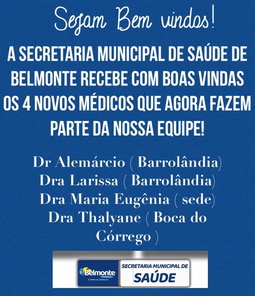 Secretaria de Saúde de Belmonte apresenta a nova médica do município 5